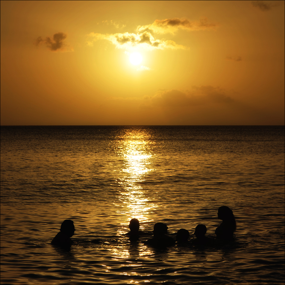family sunset